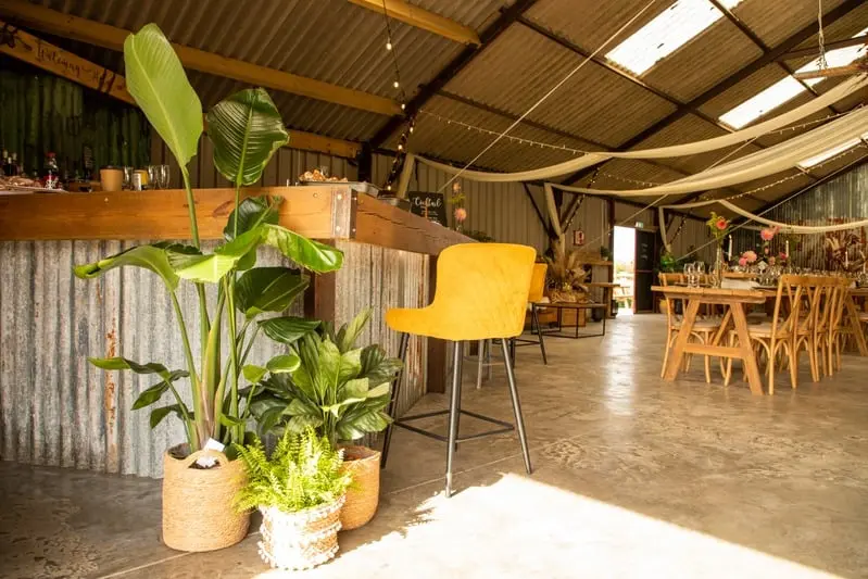 Botanical Wedding Styling for Bar and Social Spaces